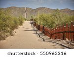 Us Mexican Border In Arizona...