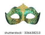 Venetian Carnival Mask Isolated ...