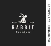 geometric rabbit hare bunny... | Shutterstock .eps vector #1767226739