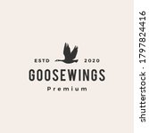 Goose Hipster Vintage Logo...