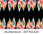 coloured pencils | Shutterstock . vector #207761323