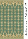 traditional songket textile... | Shutterstock .eps vector #1664569159