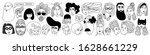 big set of people avatars for... | Shutterstock .eps vector #1628661229
