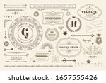 vintage typographic design... | Shutterstock .eps vector #1657555426