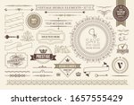 vintage typographic design... | Shutterstock .eps vector #1657555429