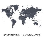 world map color vector modern | Shutterstock .eps vector #1892026996