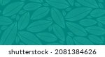 green seamless texture of plant ... | Shutterstock .eps vector #2081384626