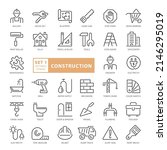 construction   outline icon set ... | Shutterstock .eps vector #2146295019