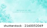 beautiful floral blue... | Shutterstock .eps vector #2160052069