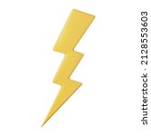 yellow cartoon style lightning... | Shutterstock . vector #2128553603