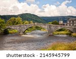 medieval stone bridge pont fawr ... | Shutterstock . vector #2145945799