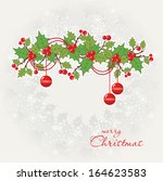 christmas greeting card. | Shutterstock .eps vector #164623583