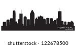 montreal  canada skyline.... | Shutterstock .eps vector #122678500