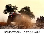 Small photo of PORTALEGRE, PORTUGAL - OCT 28 : French driver Laurent Poletti and his codriver Cyril Debet in a MMP Rally Raid race in the 30th Baja Portalegre 500, on Oct 28, 2016 in Portalegre, Portugal.