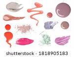 set of make up samples isolated ... | Shutterstock . vector #1818905183