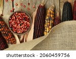 Decorative Indian Corn With...
