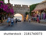 Rhodes Old Town  Greece   July...