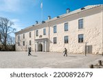 Small photo of LINKOPING, SWEDEN - MAY 2, 2017: Linkoping castle during spring in Linkoping. The castle is almost 900 years old and considered to be Sweden´s oldest profane building still in use.