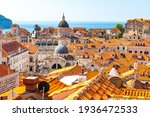 Panorama Of Old Dubrovnik Town. ...