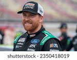 Small photo of August 07, 2023 - Brooklyn, MI, USA: NASCAR Cup Series Driver, Tyler Reddick (45) takes to the track for the FireKeppers 400 at the Michigan International Speedway in Brooklyn MI.