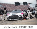 Small photo of August 06, 2023 - Brooklyn, MI, USA: NASCAR Cup Series Driver, Brad Keselowski (6) races for position for the FireKeppers 400 at the Michigan International Speedway in Brooklyn MI.
