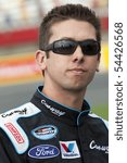 Small photo of CONCORD, NC - MAY 28: Brian Ickler gets ready to practice for the Tech-Net Auto Service 300 race at the Charlotte Motor Speedway in Concord, NC on May 28, 2010