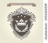 coat of arms   medieval... | Shutterstock .eps vector #1932333539