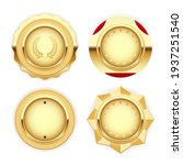 golden medal and emblem ... | Shutterstock .eps vector #1937251540