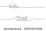 happy new year 2022 logo text... | Shutterstock .eps vector #2054314106