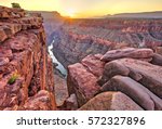 Sunrise at Toroweap in Grand Canyon National Park.