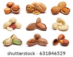 Set Of Various Nuts Isolated On ...