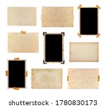 set of vintage photos isolated... | Shutterstock . vector #1780830173