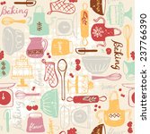 baking kitchen icons seamless... | Shutterstock .eps vector #237766390