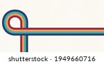 abstract simple retro style 70s ... | Shutterstock . vector #1949660716