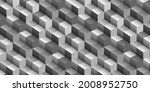 abstract geometric cube... | Shutterstock .eps vector #2008952750