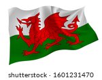  Welsh National Silk Flag Icon