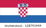 croatia flag | Shutterstock .eps vector #128791949