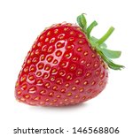Strawberry On White Background