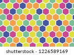 Hexagon Pattern Background.