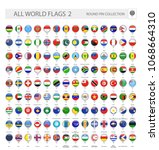 round pin icons of all world... | Shutterstock .eps vector #1068664310