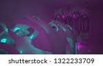 abstract  white futuristic sci... | Shutterstock . vector #1322233709