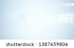 white smooth abstract... | Shutterstock . vector #1387659806