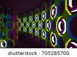 abstract interior of the future ... | Shutterstock . vector #705285700