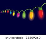 festive christmas lights | Shutterstock .eps vector #18809260
