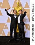 Small photo of LOS ANGELES, CA - March 4, 2018: Bryon Fogel & Dan Cogan at the 90th Academy Awards Awards at the Dolby Theartre, Hollywood