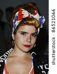 Small photo of Paloma Faith at the Ashish Spring Summer 2012 show at London Fashion Week, London. 17/09/2011 Picture by: Steve Vas / Featureflash