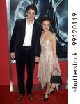 Small photo of Actor RUPERT EVANS & girlfriend actress LYNDSEY MARSHAL at the Los Angeles premiere of his new movie Hellboy. March 30, 2004