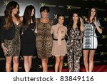 Small photo of 8-17-11, Hollywood, CA - Kim, Khloe, Kris, & Kourtney Kardashian, with Kylie & Kendall Jenner. Kardashian Kollection Launch Party at The Colony. By: Kevan Brooks/AdMedia