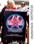 Small photo of Claudette Robinson and Smokey Robinson at the Hollywood Walk of Fame ceremony honoring the music group The Miracles. Hollywood Boulevard, Hollywood, CA. 03-20-09