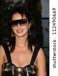 Small photo of Katie Perry at Samsung and Sprint "The Upstage" Country Club. Private Location, Beverly Hills, CA. 04-15-07